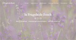 Desktop Screenshot of lafragoladebosch.com