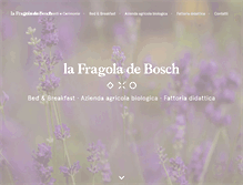 Tablet Screenshot of lafragoladebosch.com